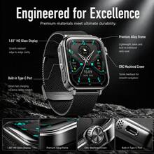 JIAYAOO Type-C Fast Charging Smartwatch, Unisex, Suitable For Fitness Tracker, Built-In LED Flashlight, IP67 Waterproof Activity Pedometer, 24-Hour Health & Sleep Monitoring, Touch Screen Sports Watch, Multiple Sports Modes - View 13