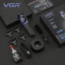 VGR Hair Clipper Professional Electric Hair Trimmer 9000 RPM Hair Clipper Vector MotorHigh Power Trimmer Men Clipper Charging Model Hair Cutting Machine V-886C V-886T - Multicolor - View 12