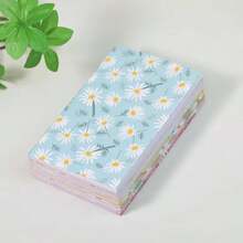 6pcs Random Color Spring Daisy Style Notebook Set - Lined Pages, Stitched Binding For Enhanced Durability. Suitable As A Gift For Family, Friends Or Colleagues - 1 Set - View 6