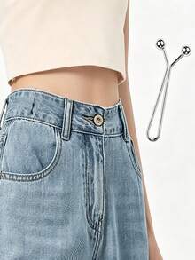 Seamless Shirt Cuff Clip, Waist Buckle - Multi-Functional Metal Clip, Used For Tightening Belts, Pants, Scarves, Etc. A Thoughtful Gift For Him/Her - Multicolor - View 7
