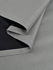 1pc/2pcs Blackout Curtains With Thermal Insulation And Coated Liner, Suitable For Living Room, Bedroom, Kitchen, Bathroom, Home Decor, Room Decor, Back To School, School Supplies, Dorm Decor, College Decor, - Grey - View 11