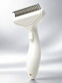 1pc Dog Magic Deshedding Brush, Suitable For Puppies And Adult Dogs, Floating Teeth Design With Stainless Steel Bristles And Polypropylene Body, Gentle Care For Sensitive Skin, Effectively Removes Shedding Hair, Suitable For Bathing - Multicolor - View 12