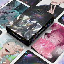 55pcs Irregular Stage Anime Cartoon Album Peripheral LOMO Collectible Cards - A - View 2