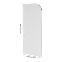 YUNRUX Waterproof Fire‑Retardant Urinal Divider, 15.75*35.43In Privacy Screen, Pre‑Drilled Holes For Simple Wall Installation - White 1pc - View 3