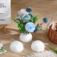 1pc DIY Artificial Flower Foam Hemisphere, Foam Floral Arrangement Model, Handheld Flower Wedding Party Tabletop Decoration Material, Handheld Flower Wedding Banquet Decoration Material - Multicolor - View 6