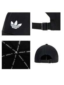 Adidas Unisex Baseball Cap AC 2026 Summer New Style Sun Visor Casual Duckbill Hat JC6023 - Black - View 3