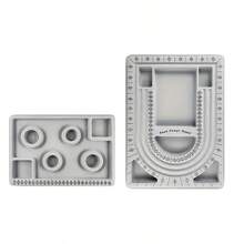 KLONKEE 2pcs/3pcs Beaded Tray DIY Beaded Design Plate, Used For Making Bracelets And Necklaces, Shape Measurement DIY Tool Jewelry Tray Design - Beaded Plate - View 12