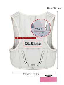 2pcs/Set Rompi Ransel Lari Trail Ringan Aneka Warna, Rompi Hidrasi dengan Kantong Elastis, Ransel Balap Slim Fit, Cocok untuk Pendakian Pendek, Lari Malam, dan Aksesoris Tas Olahraga Perjalanan Luar Ruangan - MultiWarna - View 11