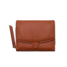 Women's Snap Button Zipper Wallet, Multi-Card Slot Wallet - Multicolor - View 18