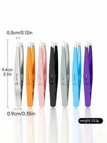High Precision Eyebrow Tweezers, Eyebrow Trimming Tweezers, Suitable For Fine Hair And Beard, Ultra-Thin Flat Head Trimming Tool, Suitable For Home And Salon Use - A - View 6