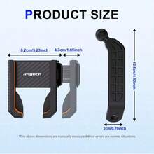 Motorcycle And Electric Scooter Phone Mount, One-Click Locking With Memory Clip, Strong Stable Anti-Shake Design, 360° Rotating Universal Riding Navigation Bracket - Multicolor - View 2
