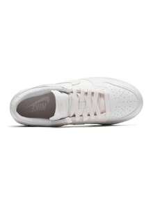 Women's W NIKE DUNK LOW 26 Summer New Light Color Leather Low-Top Casual Skate Shoes IM6572-105 - Canvas White/Pink White/White - View 8