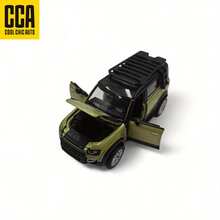 C C A Model Mobil Land Rover Defender Modifikasi Skala 1:43, Bodi Paduan Logam, Dua Pintu Samping Dapat Dibuka, Penggerak Tarik Mundur, Mobil Modifikasi DIY dengan Aksesoris, Mainan Anak Laki-laki dan Perempuan untuk Koordinasi Tangan dan Kemampuan Kognitif, Hadiah Halloween, Natal, Ulang Tahun - MultiWarna - View 12