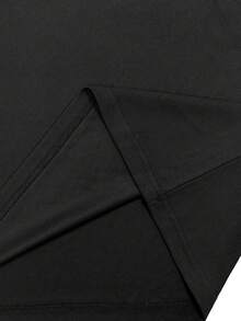 Men's Spring/Autumn Soft Comfortable Lightweight Breathable Solid Color Long Sleeve T-Shirt For Running, Fitness, Sports And Casual Wear - Black - View 5
