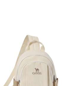 CAMEL CROWN Leisure Sports Commuting Backpack Lightweight Travel Outdoor Hiking Mountaineering Bag - Grit Apricot - View 2