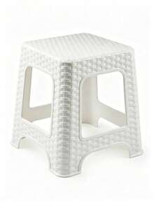 Plastic Square Stool, Reinforced Load‑Bearing Capacity, Rounded Corners, Multiple Color Options, Lightweight And Easy To Move, Suitable For Home Bathrooms And Living Rooms, Sturdy And Drop‑Resistant - Multicolor - View 8