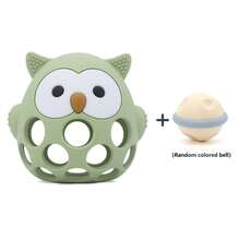 Infant Owl Rattle Toy, Cute Animal Hollow Design Easy To Grip, Soft Material Easy To Clean, Comes With 1 Random Color Rattle, Newborn Gift, Suitable For Baby Boys And Girls - Multicolor - View 8
