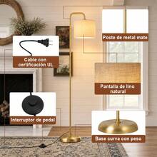 Floor Lamps - US A Type Plug(110-127V) - View 4