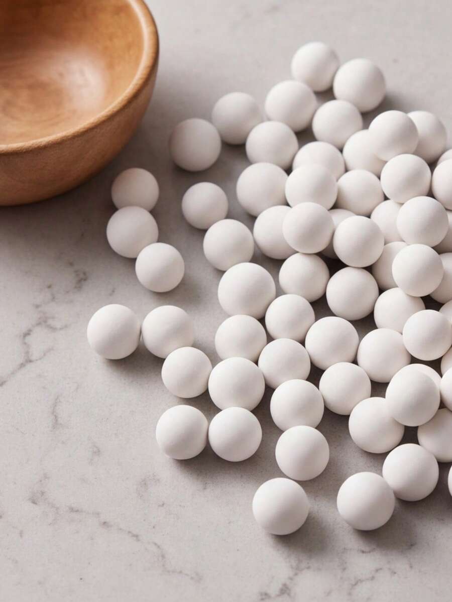 Ceramic Pie Weights, Used For Blind Baking, Natural Clay Baking Beans, Suitable For Pie Crust, Tart Shells, Savory Pies And Pastries, Heat-Resistant Reusable Baking Tool