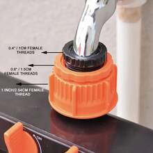 1pc 4-Way Garden Hose Connector Water Distributor With 4 Independent Valves, Leak-Proof Design, Suitable For Outdoor Irrigation Systems, Lawns, Gardens And Car Wash Spraying Systems - Multicolor - View 8