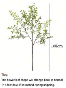 1pc/2pcs/3pcs Artificial Bamboo Branches, Autumn Home Decor, PVC Material, Long Stem Faux Greenery Stems, Suitable For Halloween Decoration, Wedding Party, Room Accent, Suitable For Homeowners, Autumn Halloween - Green - View 7