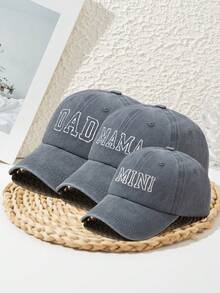 3pcs Embroidered Baseball Cap Set, Washed Adjustable Sun Protection Casual Hat, Suitable For Spring/Autumn Travel, Beach Vacation, Outdoor - A - View 17