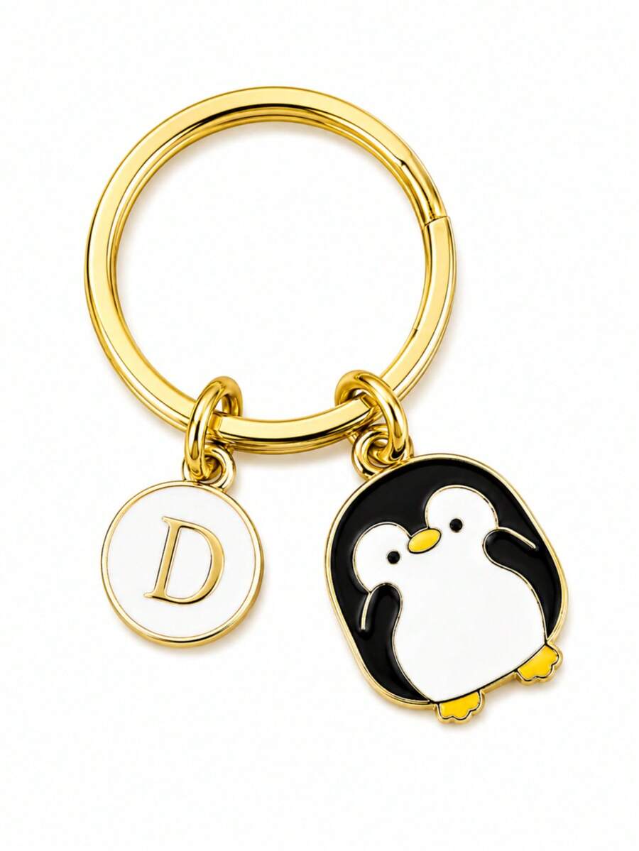 Penguin Keychain: Personalized Animal Keychain, Gift For Boys, Valentine's Day Keychain, Back To School Gift Gifts For Mother, Father, Graduation, And Teacher