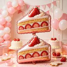 Large Cake Bread Croissant European Bread Shaped Aluminum Foil Balloon Suitable For Birthday Party Wedding Decoration But Party New Year Decoration - Multicolor - View 2
