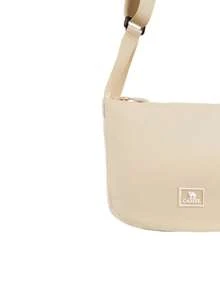 CAMEL CROWN Neutral Outdoor Sports Small Capacity Lightweight Shoulder Bag Messenger Fitness Cycling Bag - Apricot - View 4