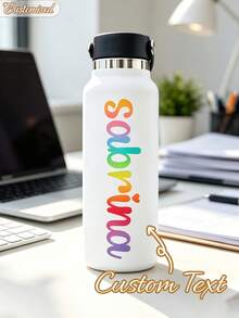 Custom Text Transfer Stickers.Only The Sticker Design Can Be Customized With Exclusive Text Content.Easy To Transfer And Apply. Suitable For Party Balloons.Suitable For Ceramic Cups, Scrolls, Gift Boxes, Motorcycles,Holiday Gifts,Special Gifts - Multicolor - View 5