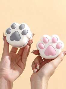 Creative Cute Cat Paw Shaped Pill Box, Large Capacity 8-Compartment Portable Pill Box, Rounded Design, Magnetic Closure, Suitable For Storing Vitamin Tablets, Suitable For Daily Outdoor Activities, Daily Use Or Travel. Storage Box - Multicolor - View 12