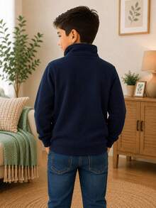 Tween Boys Sweatshirts - Navy Blue - View 6