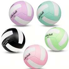 Size 5 Training Volleyball - PVC Material - Comfortable Touch And Durable - Suitable For Beginners Or Sports Enthusiasts - Best Sports Gift - A - View 2