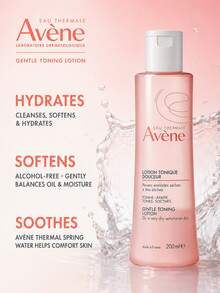 Avene مقاس كامل 200 مل ومقاس سفر 100 مل من تونر مرطب لطيف، مناسب للبشرة الجافة إلى الجافة جدًا والحساسة، لطيف وغير مهيج، يوازن زيت البشرة والرطوبة، منعش ومرطب، مثالي للطلاب وموظفي المكاتب والتنقل اليومي والمنزل والسفر، هدية مثالية للعائلة والأصدقاء، عنصر رعاية بشرة يومي أساسي - تونر أفين المهدئ والمرطب - مشاهدة 8