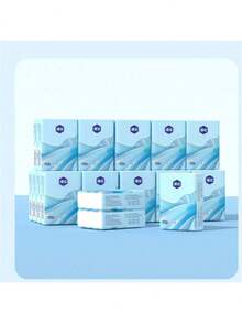 12/24/60/120pcs Portable Pocket Tissues, Bagged Facial Tissues, Compact Mini Pocket Tissues, Suitable For Students And Travel - Multicolor - View 6