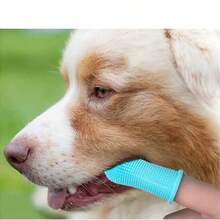 Pet Finger Toothbrush, Silicone Toothbrush, Puppy & Kitten Finger Brush, Suitable For Small Dogs And Cats - Multicolor - View 6