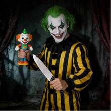 1 buah Pisau Plastik untuk Properti Pesta Halloween, Desain Cetakan Tiup Datar, Aksesori Lelucon Cosplay Pesta Kostum, Tidak Berujung Tajam - MultiWarna - View 9