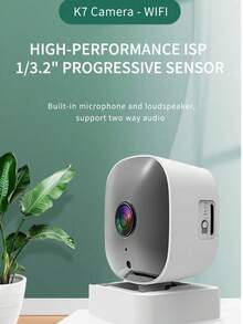 1080P Indoor Security Camera, 2MP Home Surveillance Camera With Full Color Night Vision, Two-Way Audio, 95° Wide Angle, Support TF Card & Cloud Storage, 360° Rotatable Baby Monitor Camera For Pet Home Security - Multicolor - View 3