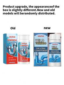 Drain Cleaner Powder, Suitable For Cleaning Household Drains, Toilets And Kitchens. It Is A Multi-Purpose Cleaning Product That Can Remove Clogs, Odors And Prevent Blockages. It Makes A Great Gift For Family And Friends, Especially For Holidays. (Random Shipment Of New And Old Models) - Powdery - View 11