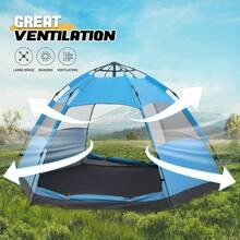 Camping Tents - Blue - View 6