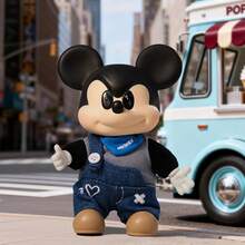 Miniso Non-Plush Filled Disney Mickey Mouse OOTD Figure Pendant, Daily Outfit Style, Exquisite Craft, Great For Backpack & Keyring Ornament, Best Birthday Gift(1 PC Random Delivery) - Multicolor - View 7