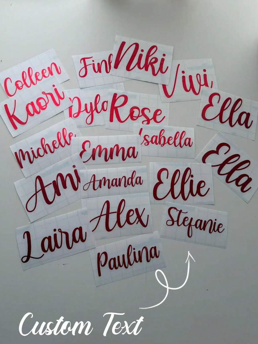 Custom UV Transfer Stickers, Multiple Sizes Available, Personalized Logo Text & Pattern Transfer, Suitable For Commercial Metal Signs, Crystal Stickers, Can Be Used On Glass Cups, Wireless Earphones, Phone Cases, Computers, Storage Boxes - Multicolor - View 1