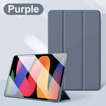 Smart Flip Cover Case For 11-Inch Pad SE (2023), 12.1-Inch Pro (2024), 11-Inch 2 (2025), Auto Wake/Sleep, Solid Color TPU Material, Protective - Purple - View 6