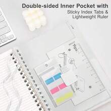 1/2pcs B5 Notebook, A5 Blank Student Notebook, Blank Error Notebook, A6 Grid Spiral Notebook, Notebook Set, New Semester - Multicolor - View 3