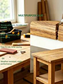 Strong Multi-Purpose Glue, Fast-Drying And Firm Adhesion For Daily Maintenance And Repair, Multi-Material Universal Adhesive, Strong Instant Bonding, Fast-Drying, Repair Shoes, Ceramics, Porcelain, Metal, Plastic, Wood, Leather, - A - View 4