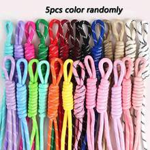 1/5/10pcs/Pack Handmade Braided Pattern Nylon Rope, Climbing Rope Knotting Thin Cord Keychain Phone Bag DIY Hanging Decoration Rope Accessories, Christmas Halloween Party Decoration Rope - Nylon Rope - View 11