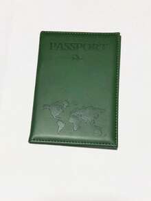 World Map Passport Holder/Cover/Wallet - Multicolor - View 9