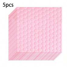 1/5/10pcs Random Color Magic Sponge Cloth, New Thickened Super Absorbent Cleaning Cloth, Multi-Functional Home Cleaning Pad, Suitable For Glass, Ceramic, Floor, Wall Cleaning, Honeycomb Texture, Non-Scratch Foam Scrubber - Pink - View 8