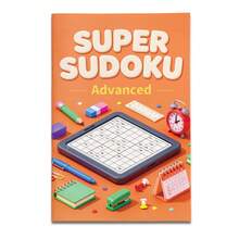 Super Sudoku Logic Puzzle Notebooks, Brain Training Number Game Activity For Focus And Concentration, Desk Supplies Theme, Beginner Intermediate Advanced Challenge Levels - Difficulty Level - View 12
