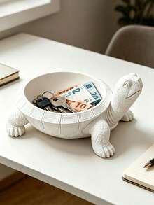 Turtle Shaped Storage Tray, Entryway Key Holder, Nordic Style Desktop Decor Ornament - Multicolor - View 5